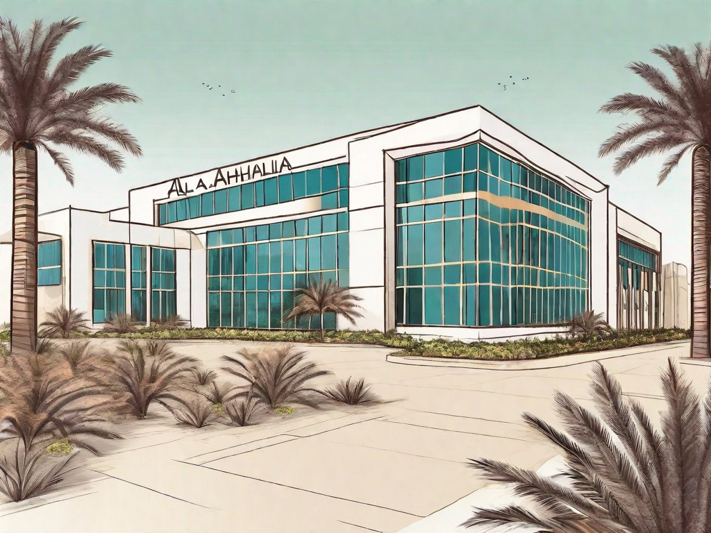 The al ahalia hospital building in abu dhabi