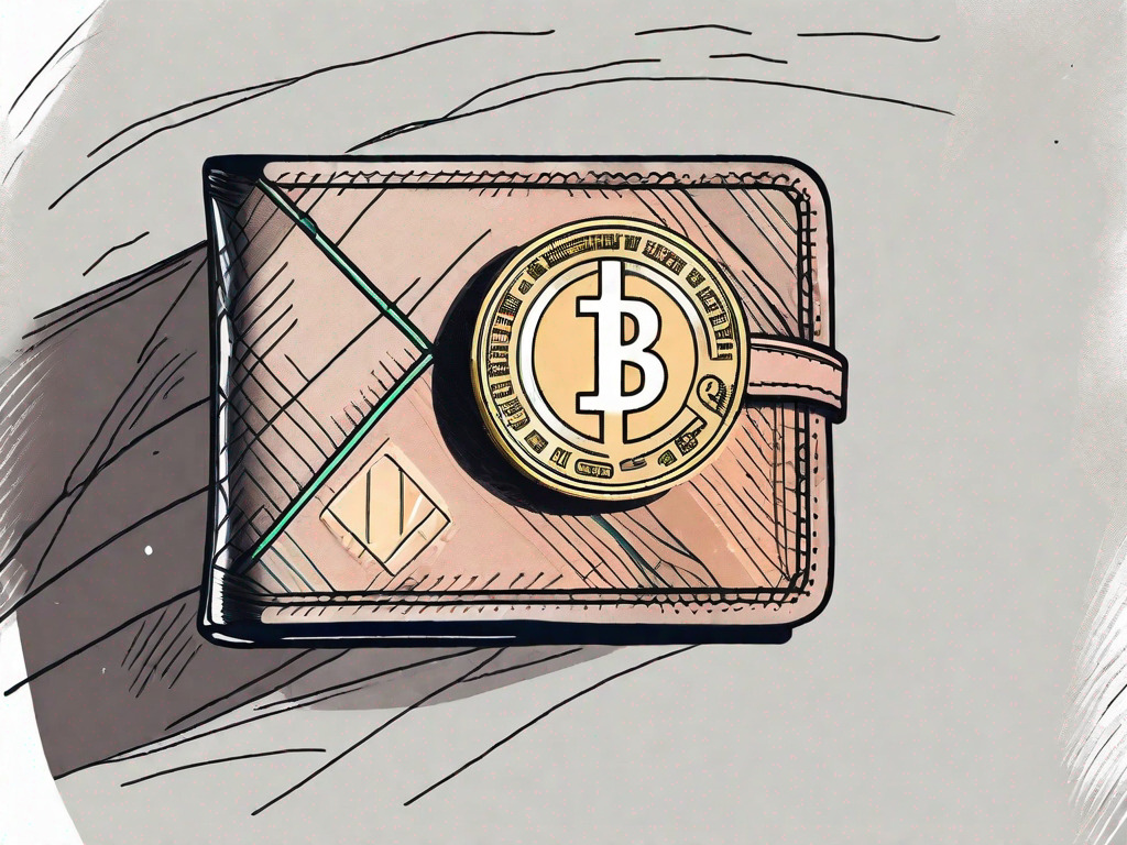 A wallet with uae dirhams on one side and british pound coins on the other side